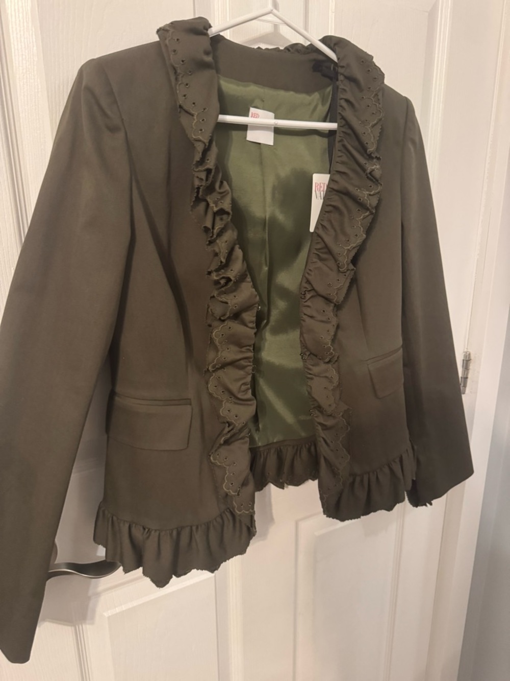 RED Valentino Ruffle Blazer 🤍 - Picture 5 of 8
